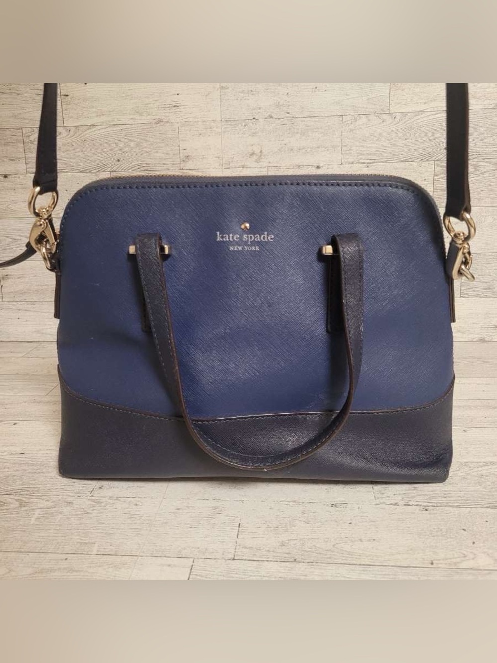 Women’s Kate Spade Navy Blue New York Cedar Street Maise Crossbody Handbag Purse